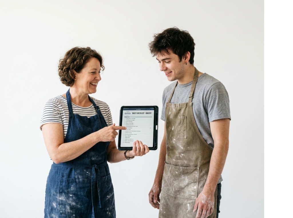 KindCodex Business Owner Showing Simple Dashboard Checklist